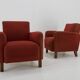 Set of Two Art Deco Armchairs by Halabala for UP Zavody, 1930s