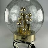 60s 70s table lamp ball lamp Doria "Big Ball" glass space age design