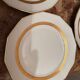F. Legrand Limoges - Dessert Service 2 Cake/Pie Plates + 11 Plates