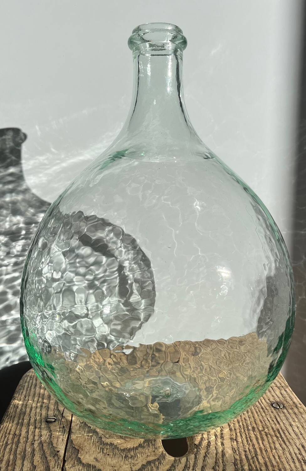 Transparent 5L demijohn
