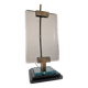 Att. Pietro Chiesa Table Lamp for Fontana Arte in Glass and Brass