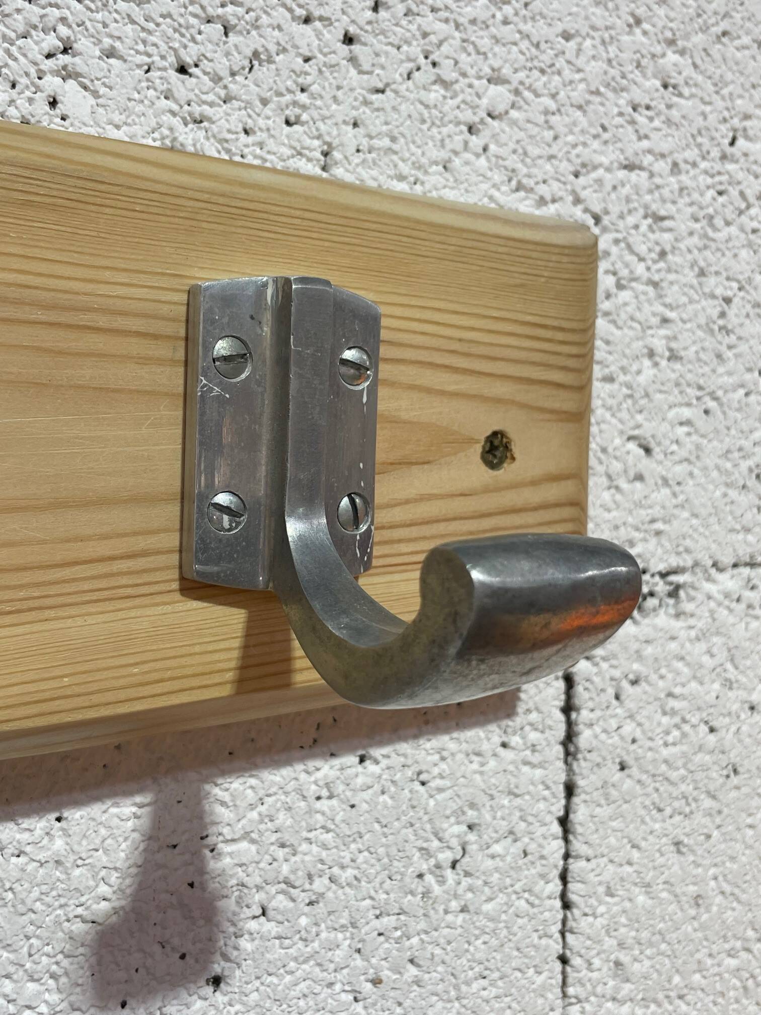 Vintage wall coat rack from the 1960s.