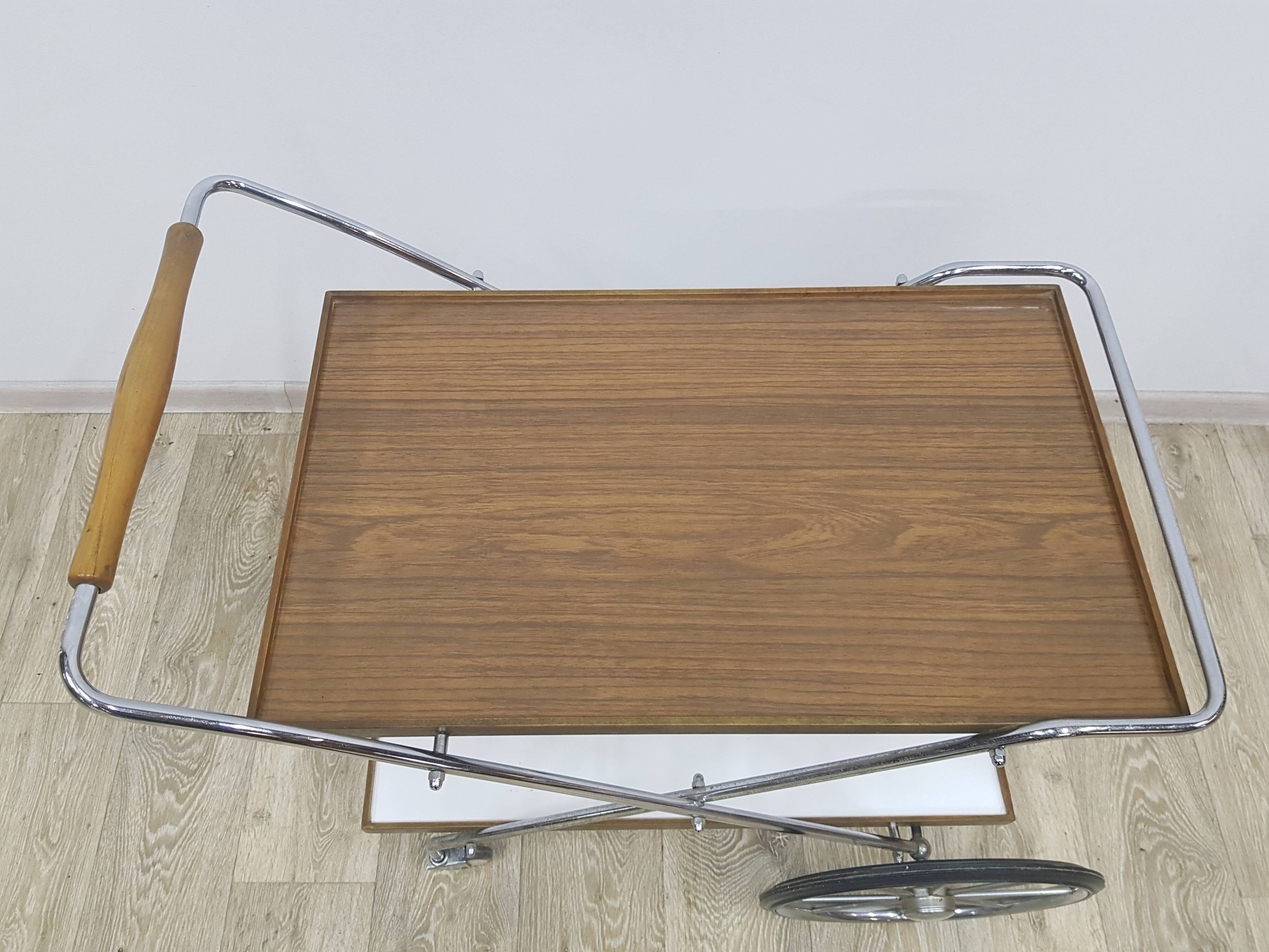 Chariot de bar Ilse, années 1960, moderne du milieu du siècle