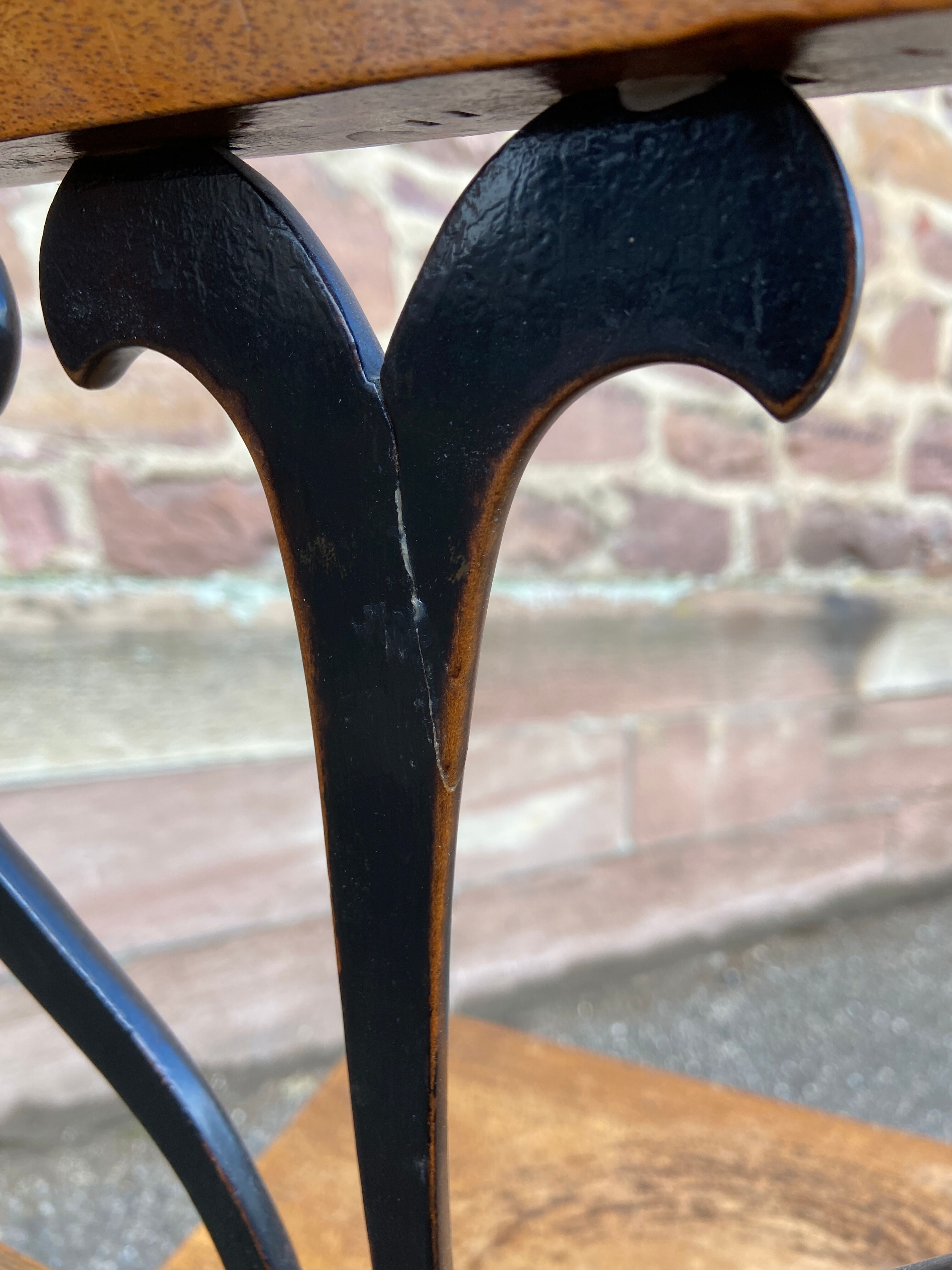 Vintage Alsatian peasant chair from the Directory period