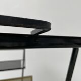 Perforated metal serving trolley style Mathieu Matégot
