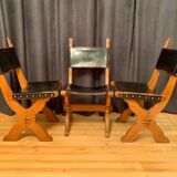 Set of three Bram Sprij chairs, the Netherlands, 1960s