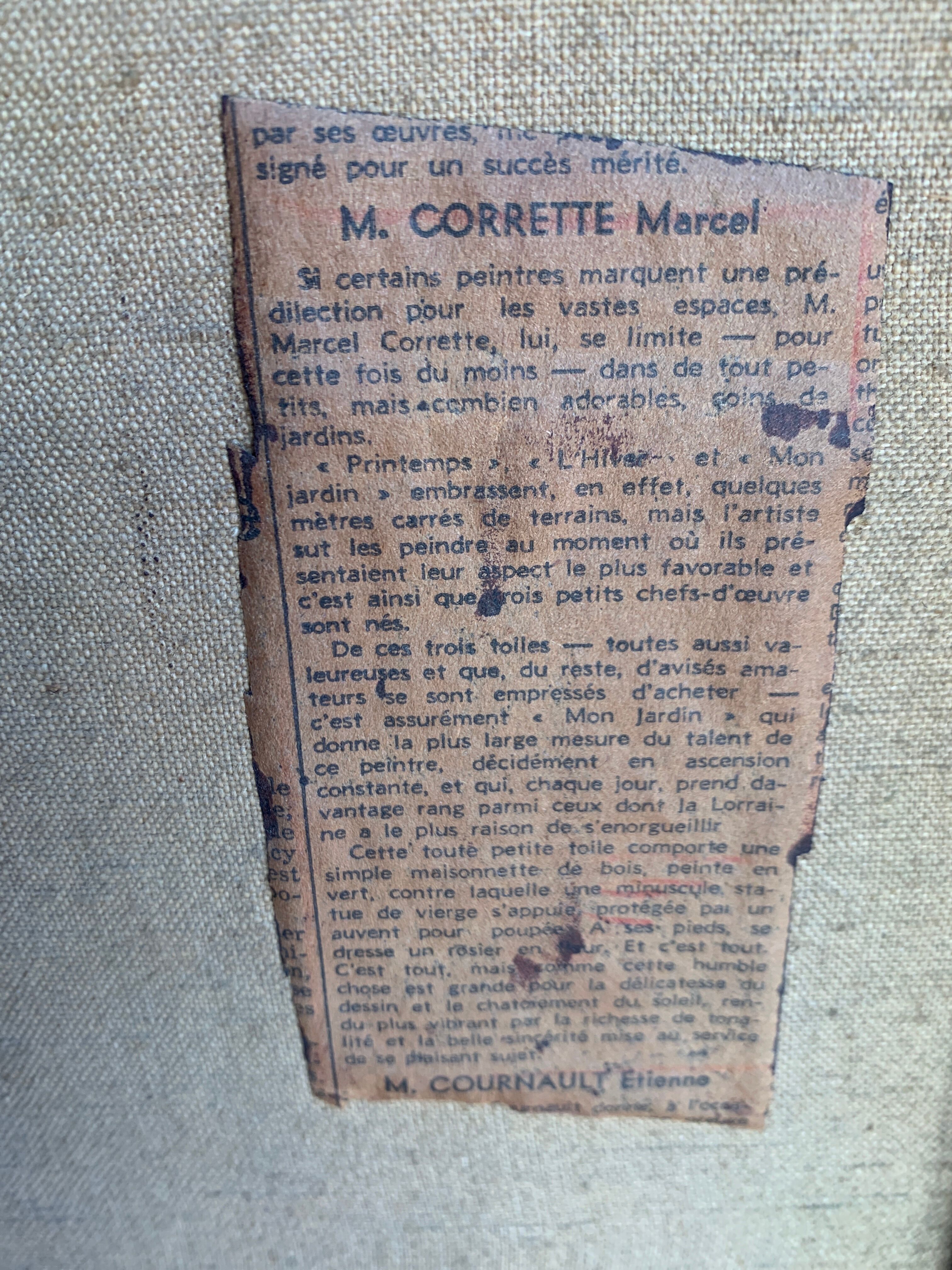 Painting by Marcel Corrette