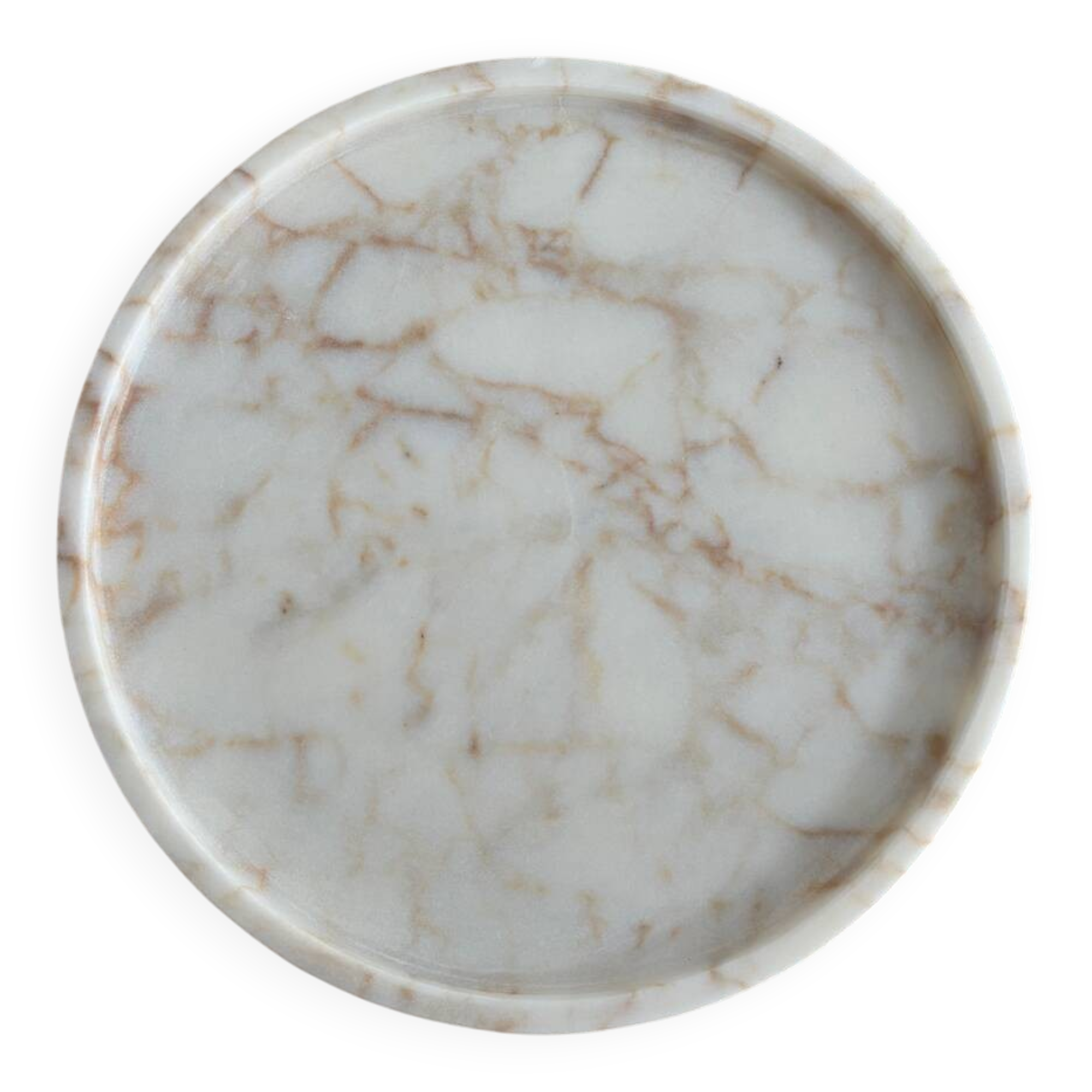 White onyx dish