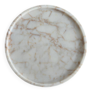 White onyx dish