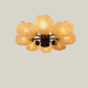 Model 737 Chandelier from Temde, 1960s