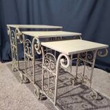 3 nesting tables in iron