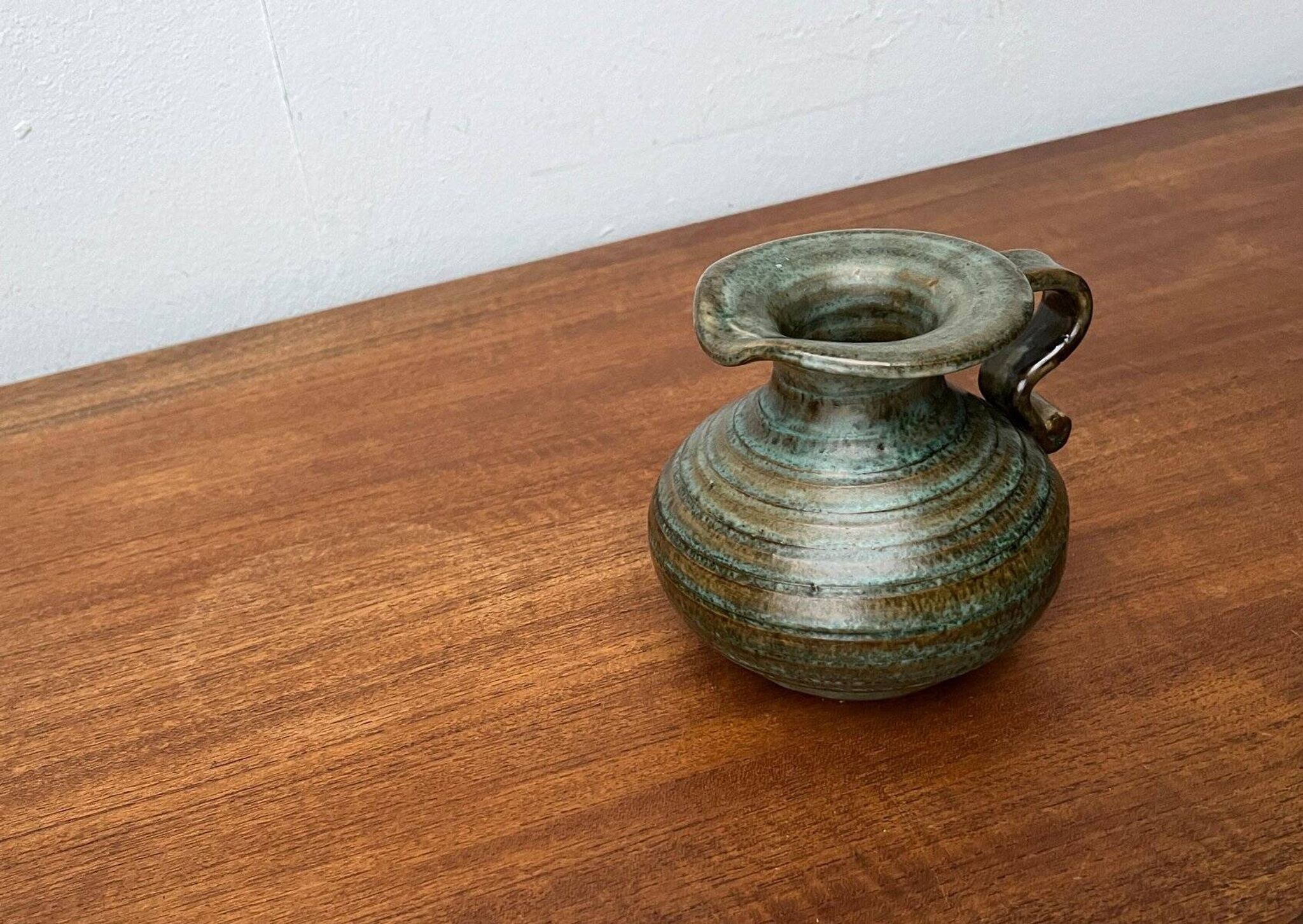 Mid-century pottery vase from the 1960s.