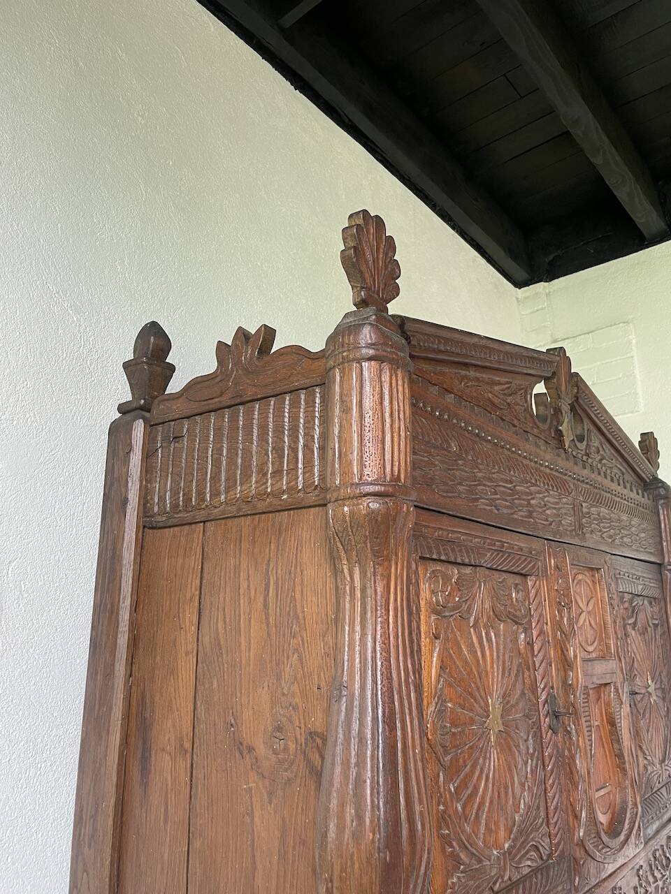 Auvergne brutalist folk art furniture 1890