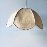 Bohemian suspension flower shape in raffia