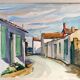 André Duculty (1912-1990) Watercolor on paper "Ile de Ré" Signed lower right and dated 1955
