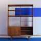 Library separator of 60s teak pieces