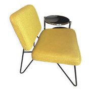 Vintage Watford armchair in mustard yellow velvet