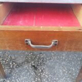 Old small table desk workshop Vintage with drawer