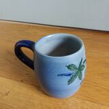 Mug tasse chope en grès d’Alsace signé Fortuné Schmitter à Betschdorf