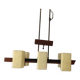 Scandinavian-style teak suspension