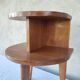 Paire de tables de chevet tripode 1950