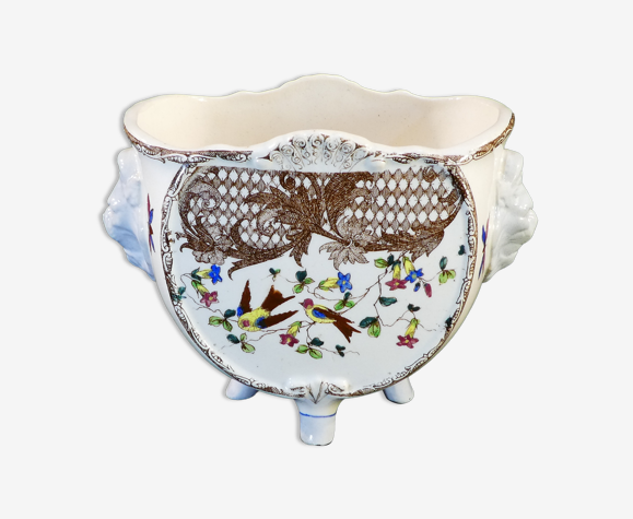 Cache pot ou jardiniere en faience Fives lille