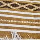 Handmade bed-down carpet made of pure wool  - 72x128cm