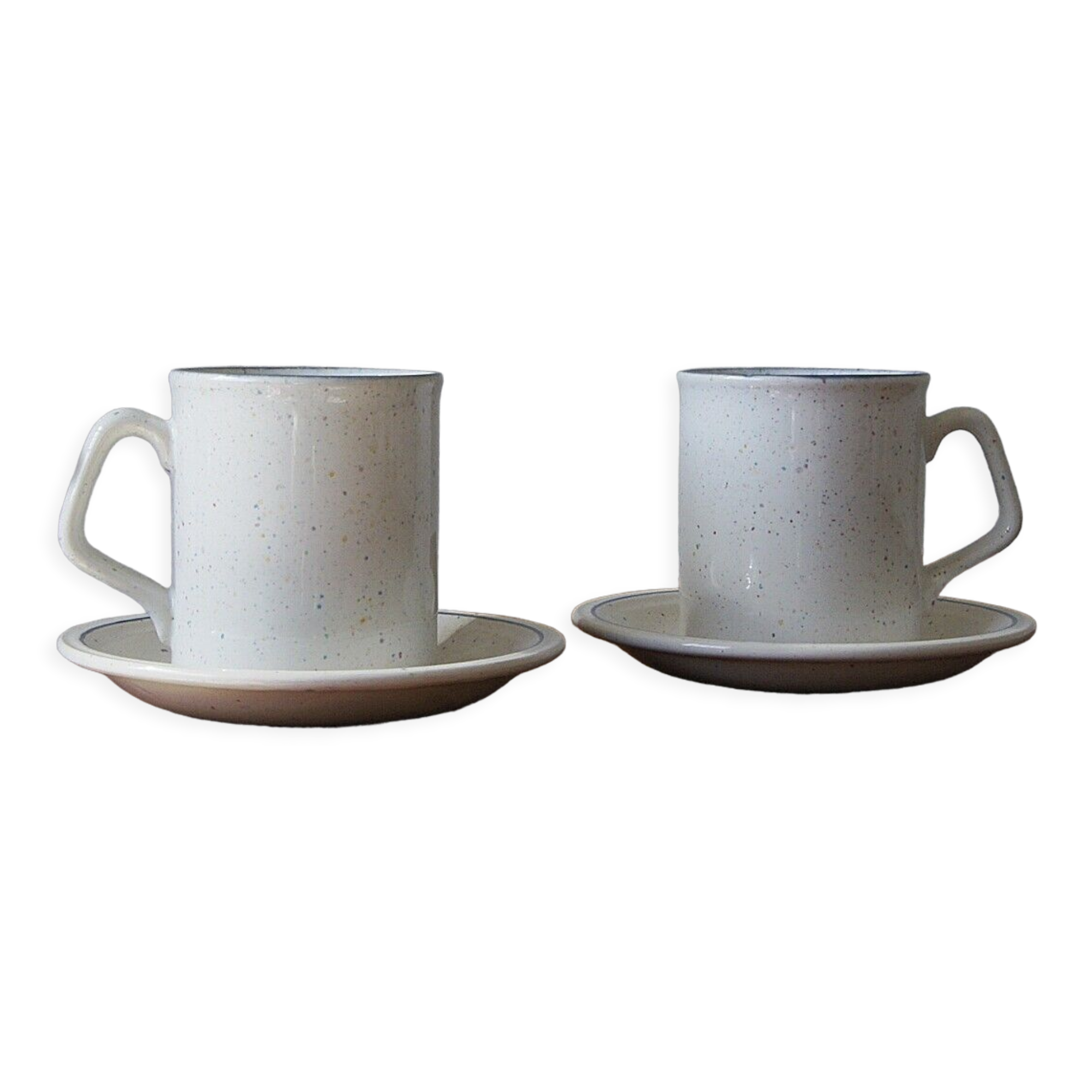 Paire de tasses, John Tams, Angleterre, années 1980
