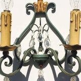 Pair of vintage neoclassical wall lights from the 50s.