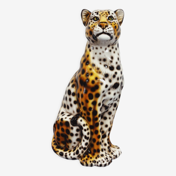 Leopard Statue Ceramic