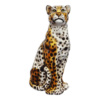 Leopard Statue Ceramic