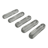 5 crystal knife rests by daum