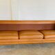 Vintage Danish mid-century Morgans Hansen cognac 3-seater sofa