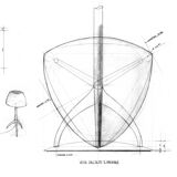 Lumiere Table Lamp by Rodolfo Dordoni for Foscarini 1990