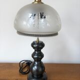 Prestigious wooden desk lamp