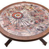Round Raynaud coffee table