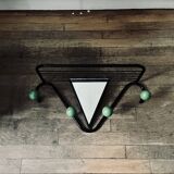 Metal coat racks with mirror