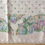 Nappe vintage fleurie rectangulaire