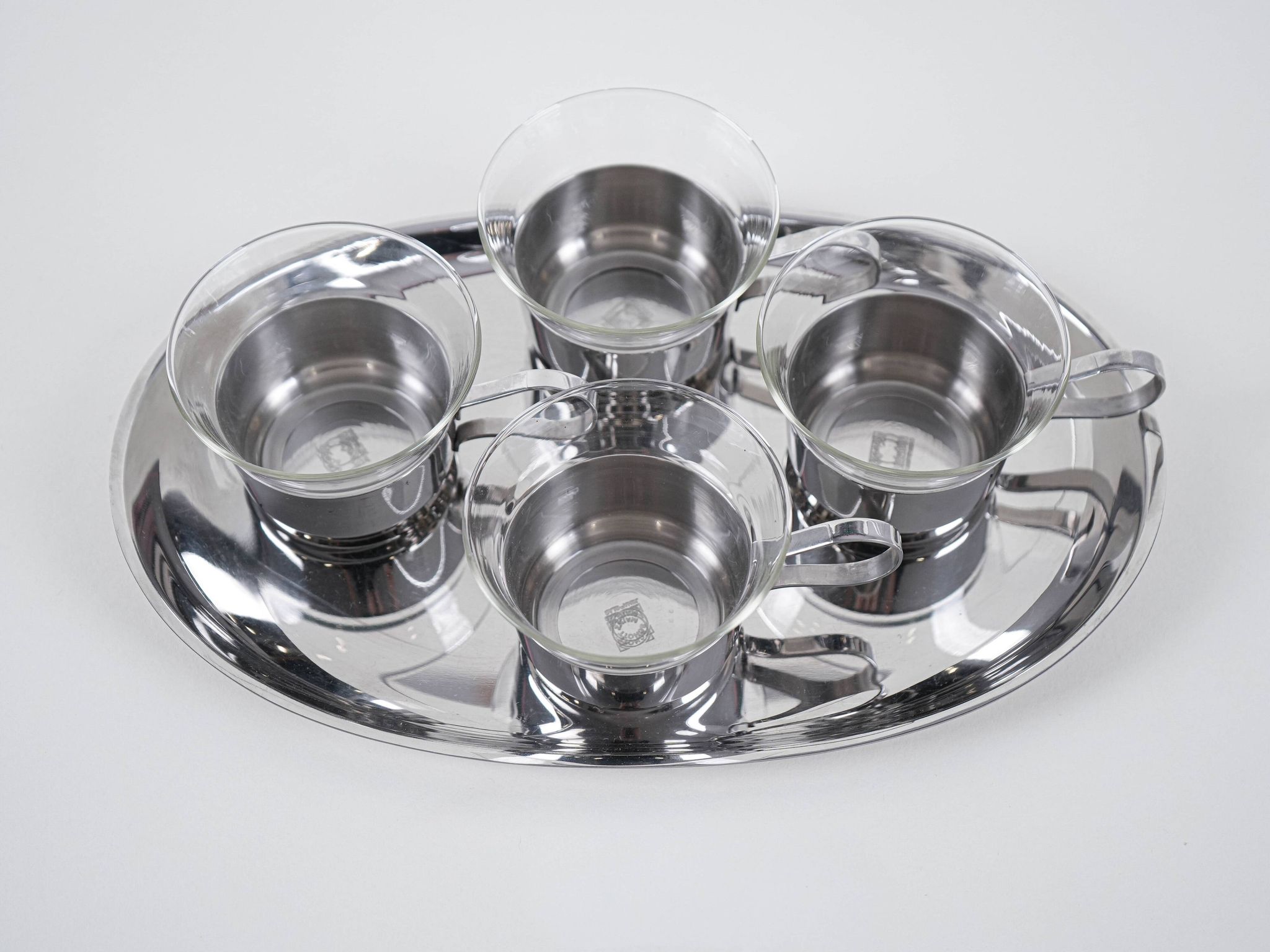 Serving set, Italian design, 1970s, made in Italy