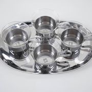 Serving set, Italian design, 1970s, made in Italy
