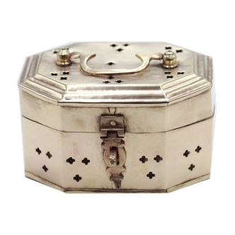 Old brass box