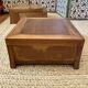 Pair of low cabinets in solid wood – bedside tables or side tables.
