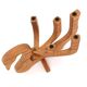 Folding wooden candle holder in the shape of a bird, 70s