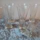 Set of 6 old mouth-blown bistro pastis glasses