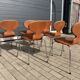 Fritz hansen ant chairs in cognac leather new!!