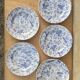 Table service - "Tapestry" - Johnston & Old man - burgundy ceramics