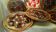 6 assiettes a huitres en barbotine sarreguemines ou vallauris vintage
