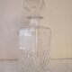 Carafe in chiseled glass 60's