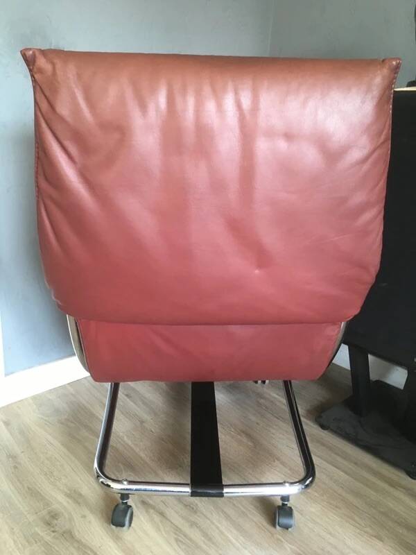 Robert Haussmann Lounge Chair for WK Möbel – Vintage Rocking Swivel Chair