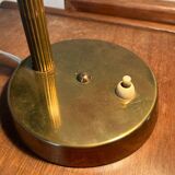 Swedish Brass Table Lamp from 1940s